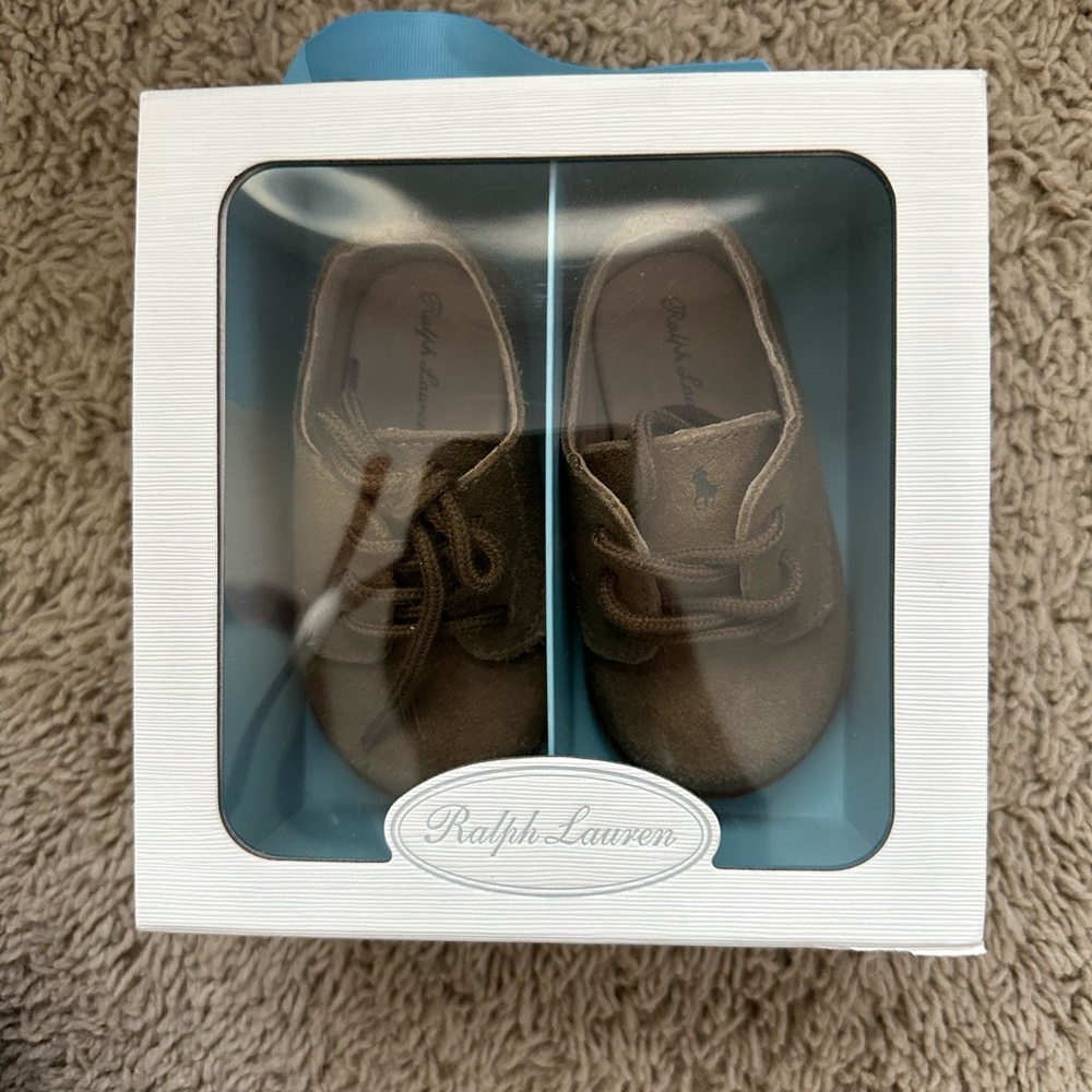 Ralph Lauren Brown Kids Shoes